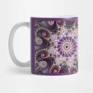 Purple Mandelbrot Fractal Mug